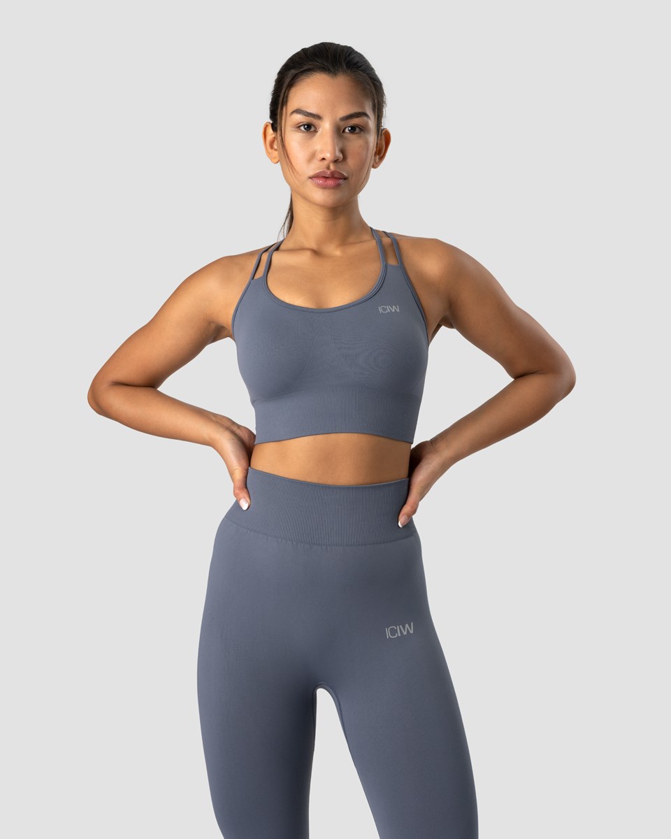 ICIW Define Seamless Sports Bra Storm Mörkblå | 547983XEU