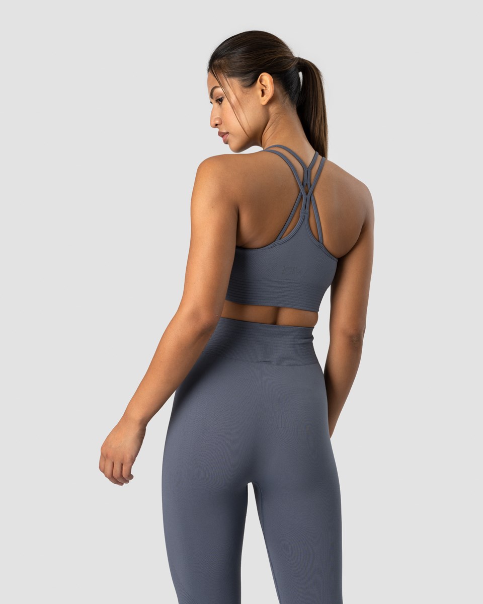 ICIW Define Seamless Sports Bra Storm Mörkblå | 547983XEU