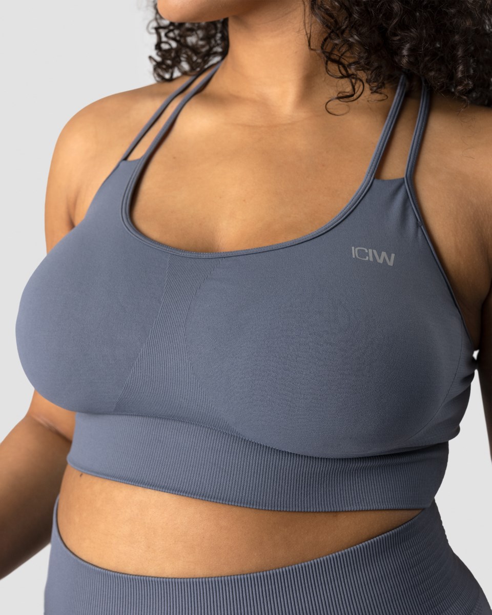 ICIW Define Seamless Sports Bra Storm Mörkblå | 547983XEU