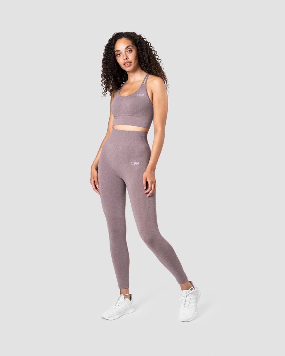 ICIW Define Seamless Tights Faded Violet Melange Wmn Lila | 509618BWZ