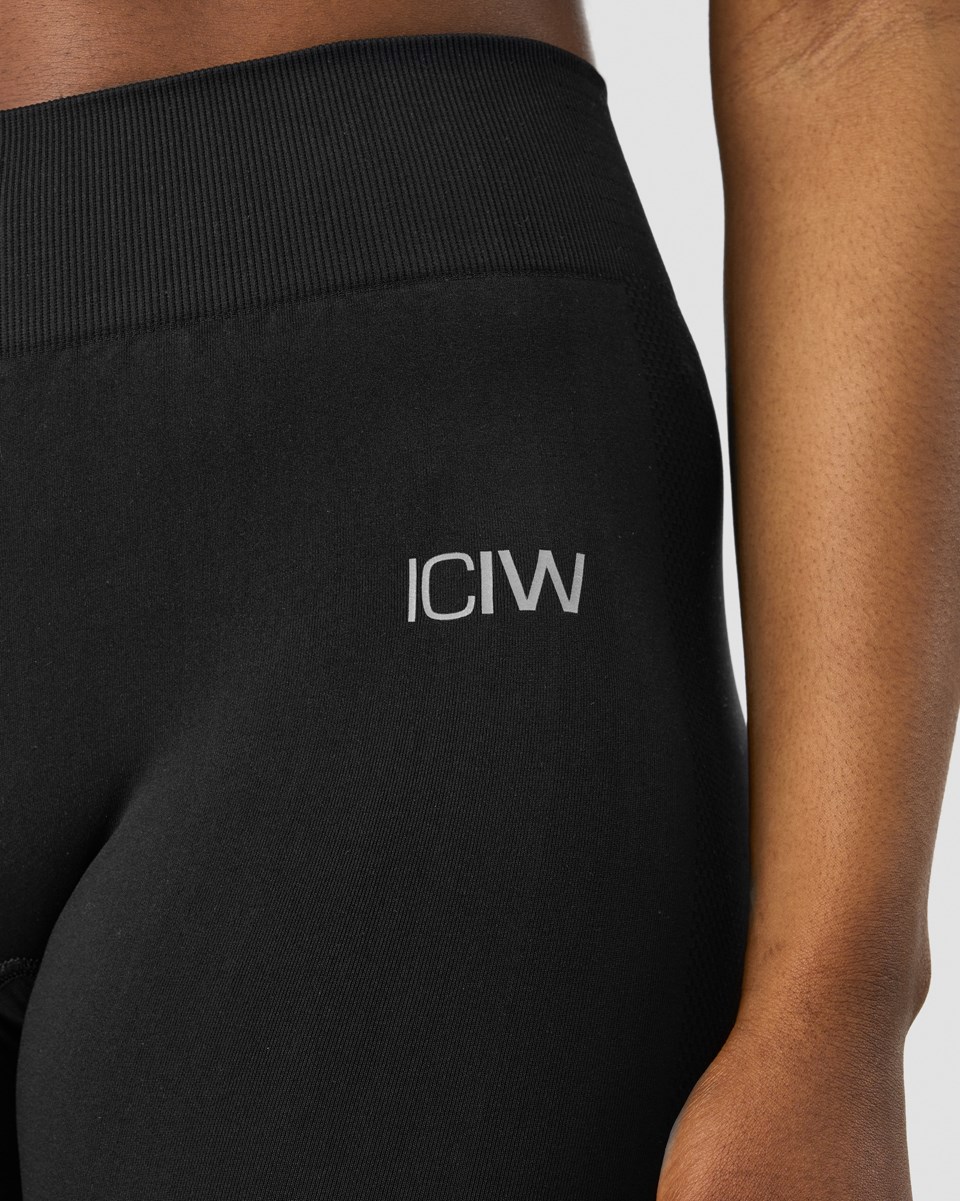 ICIW Define Seamless Tights Mid Midja Svarta | 315794XRC