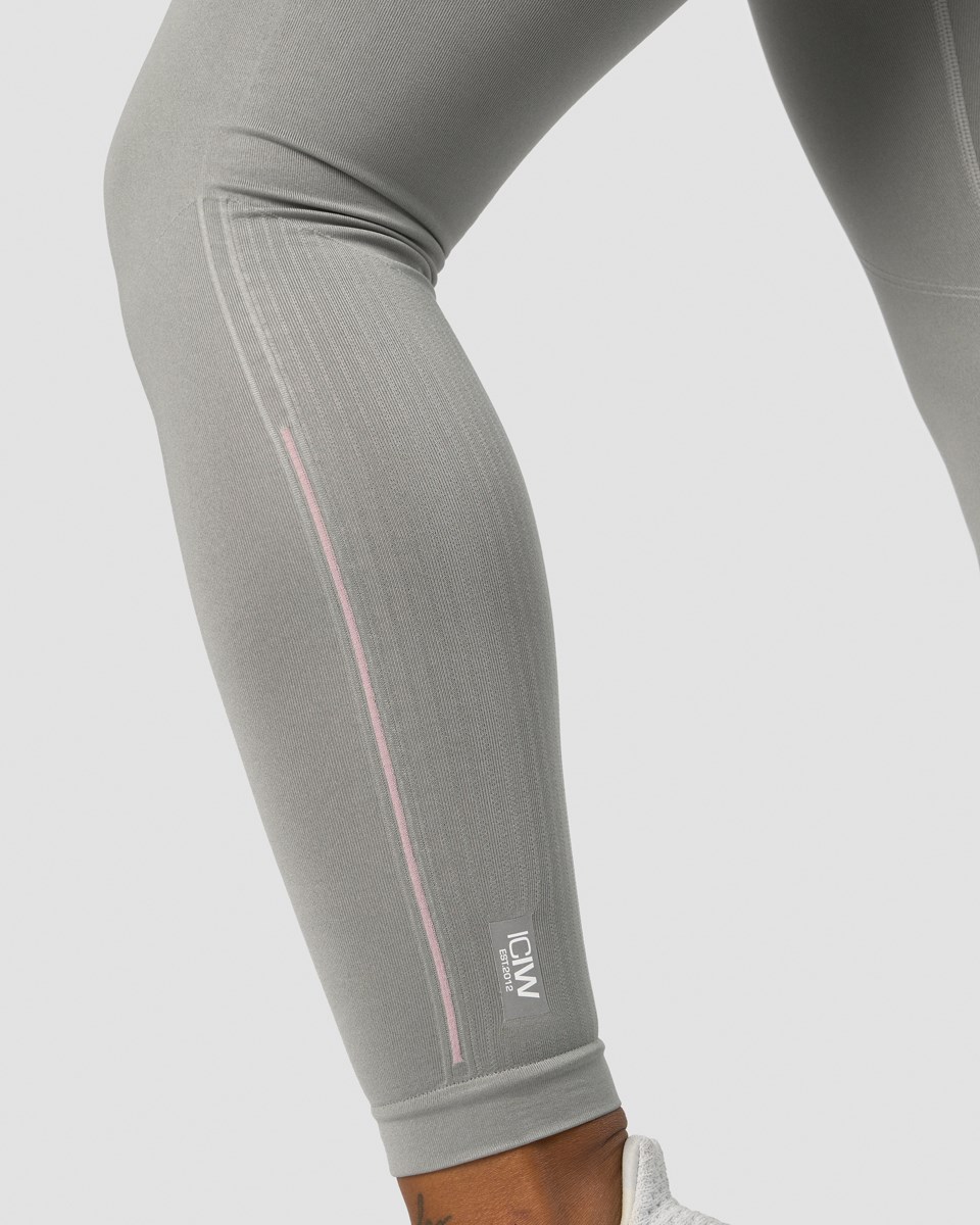 ICIW Deluxe Seamless Tights Ljusgrå | 795023HRG