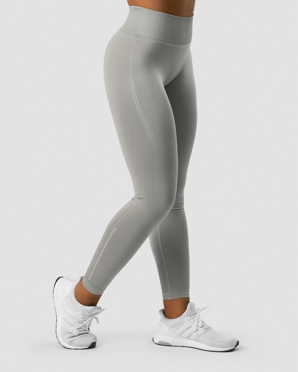 ICIW Deluxe Seamless Tights Ljusgrå | 795023HRG