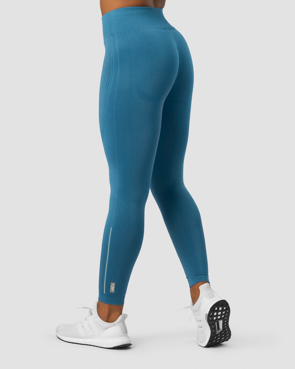 ICIW Deluxe Seamless Tights Teal Mörkblå | 028765FHN