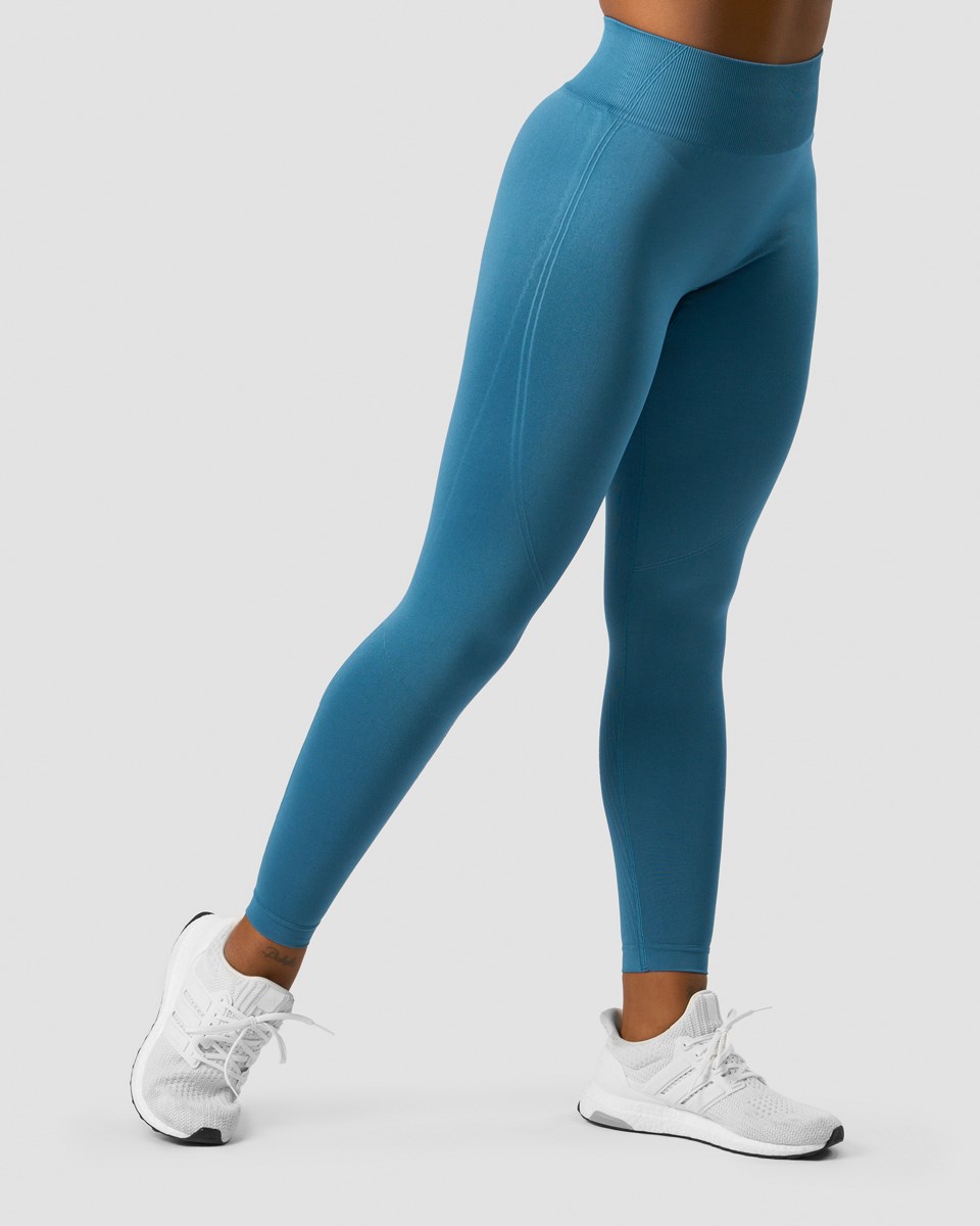 ICIW Deluxe Seamless Tights Teal Mörkblå | 028765FHN