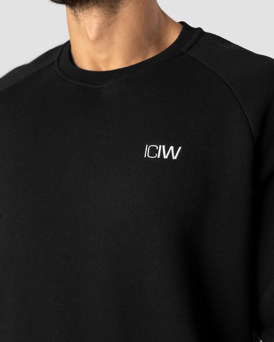 ICIW Essential Crewneck Svarta | 895064EGY