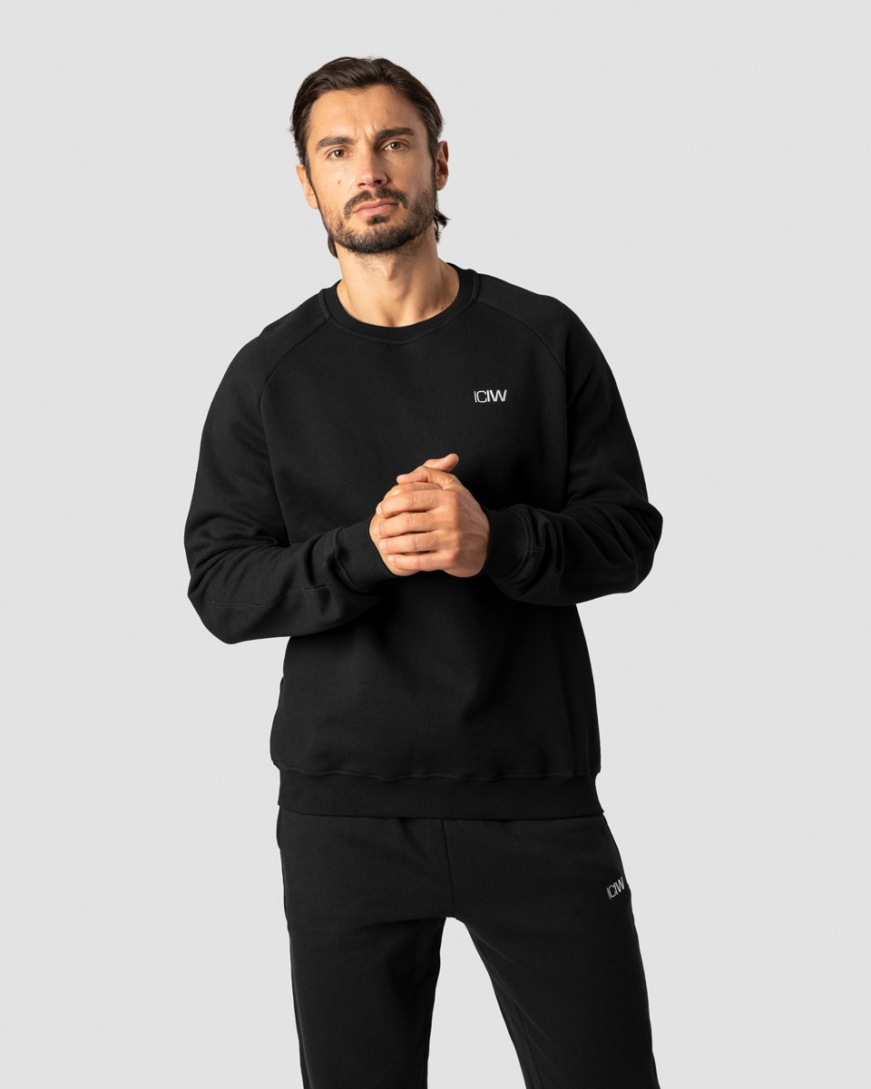 ICIW Essential Crewneck Svarta | 895064EGY