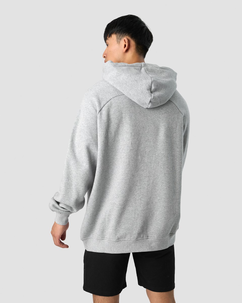 ICIW Essential Hoodie Loose Fit Light Ljusgrå | 941860MOW