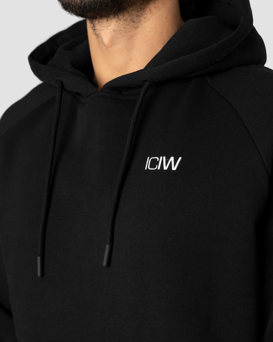 ICIW Essential Hoodie Svarta | 307294LDE