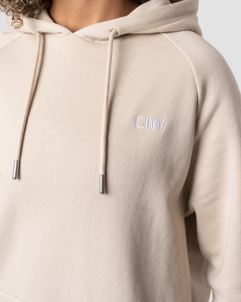 ICIW Essential Hoodie Wmn Beige | 261743NPY