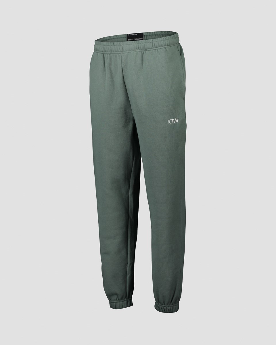 ICIW Essential Sweat Pants Dark Sage Mörkgröna | 206914JKP