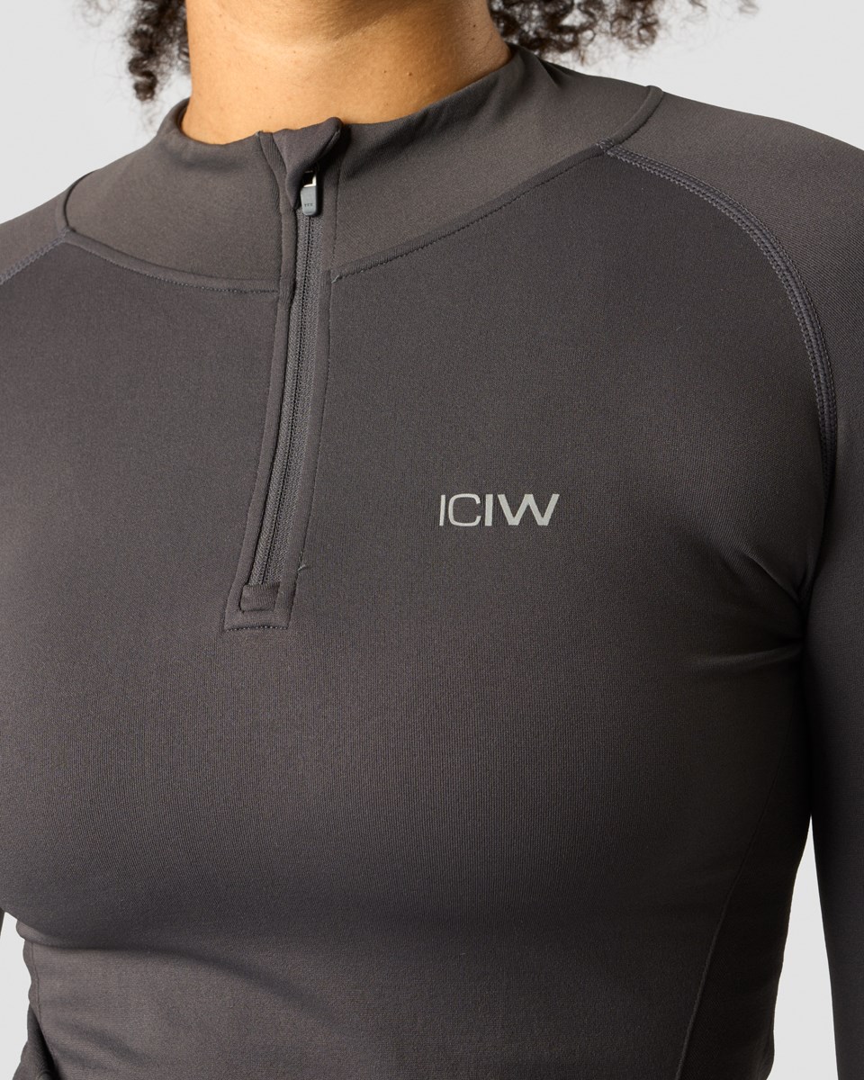 ICIW Everyday 1 4 Zip Wmn Graphite Mörkgrå | 952084EKA