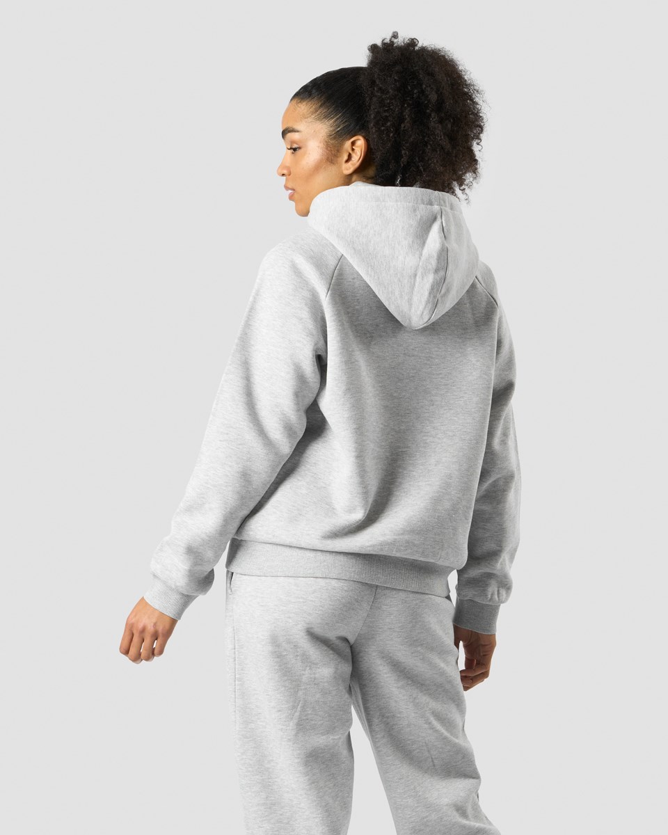 ICIW Everyday Hoodie Wmn Light Melange Ljusgrå | 231685FMX