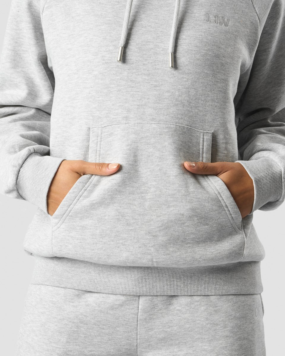 ICIW Everyday Hoodie Wmn Light Melange Ljusgrå | 231685FMX