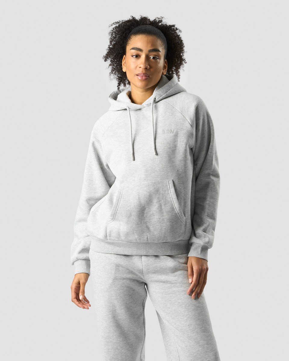 ICIW Everyday Hoodie Wmn Light Melange Ljusgrå | 231685FMX