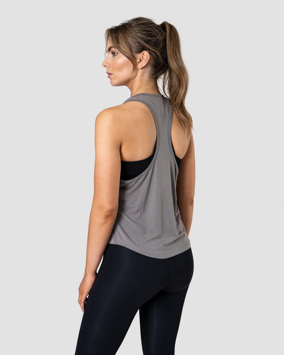 ICIW Everyday Racerback Tank Top Dk Mörkgrå | 703251ERY