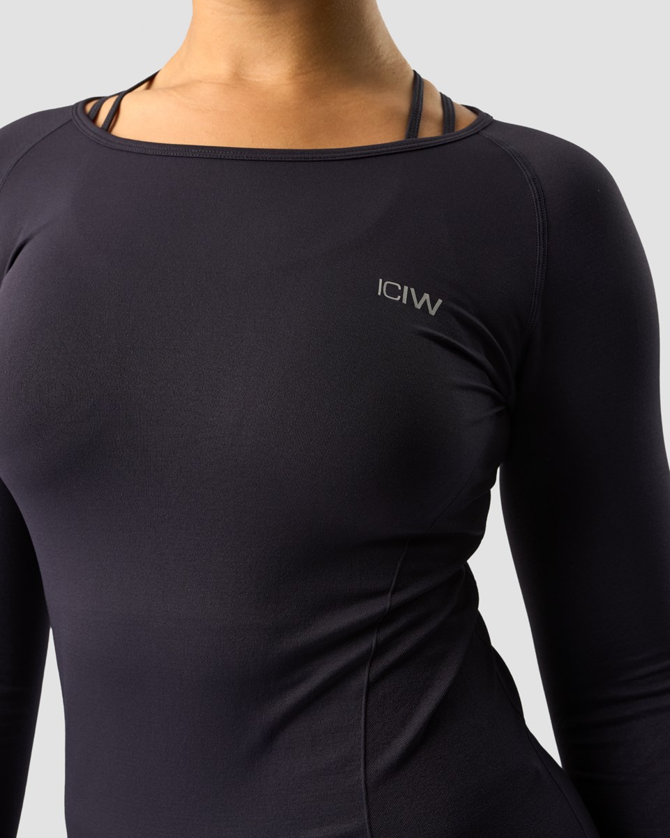 ICIW Everyday Seamless LS Dk Graphite Mörkgrå | 268751VDR