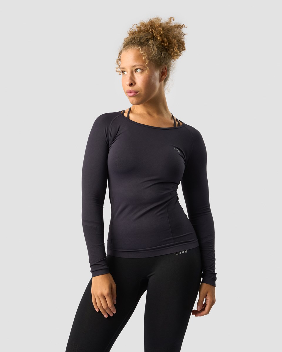 ICIW Everyday Seamless LS Dk Graphite Mörkgrå | 268751VDR