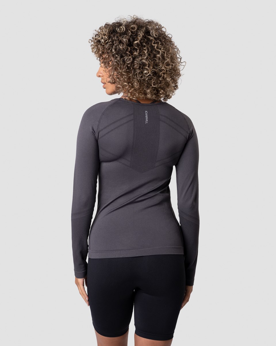 ICIW Everyday Seamless LS Graphite Wmn Mörkgrå | 295310QCE