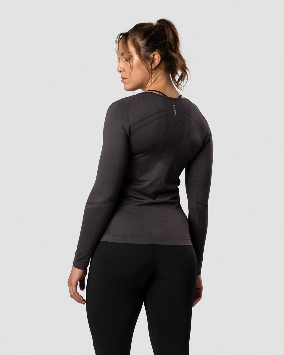 ICIW Everyday Seamless LS Graphite Wmn Mörkgrå | 295310QCE