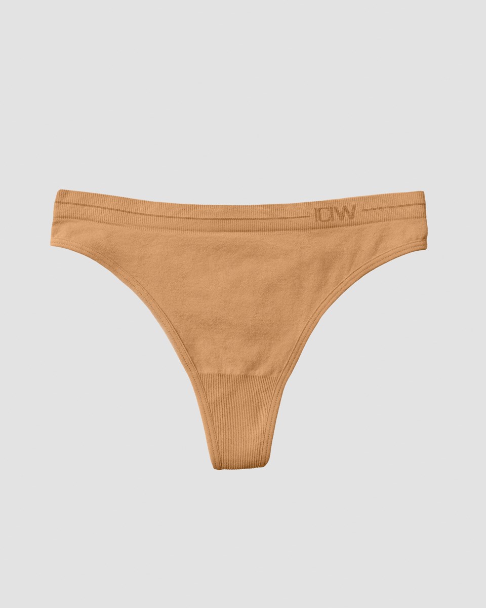 ICIW Everyday Seamless String 2-pack Almond Beige | 307826BEZ