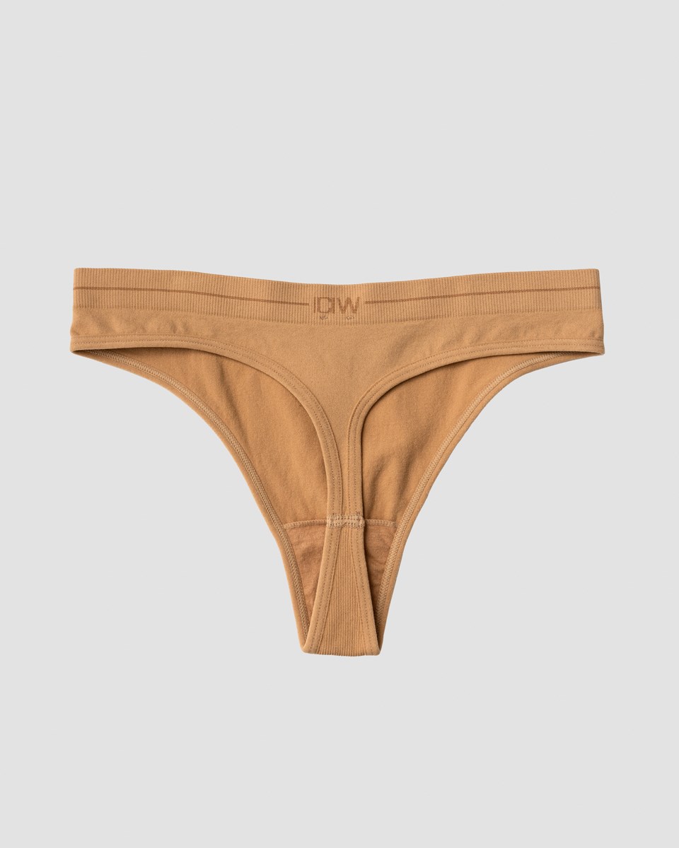 ICIW Everyday Seamless String 2-pack Almond Beige | 307826BEZ