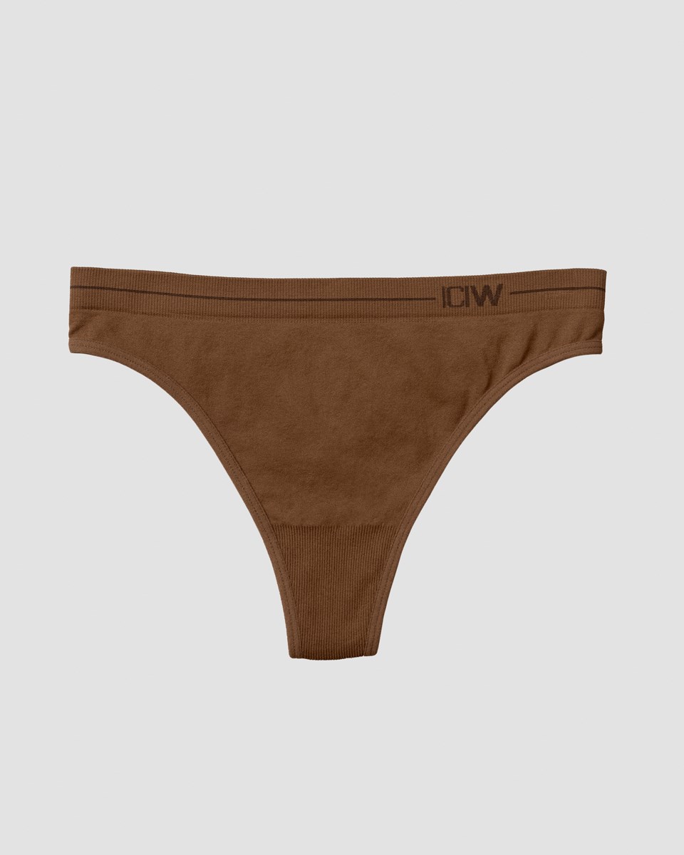 ICIW Everyday Seamless String 2-pack Cinnamon Bruna | 572389YQG