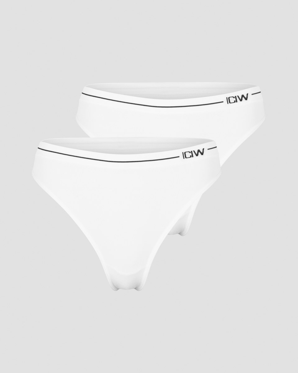 ICIW Everyday Seamless String 2-pack Vita | 037891KSZ