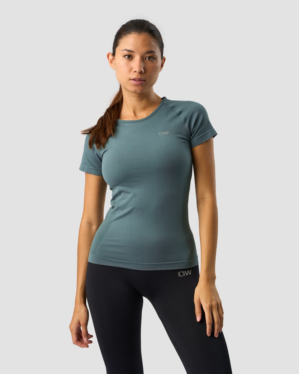 ICIW Everyday Seamless T-shirt Jungle Mörkgröna | 436508DSO