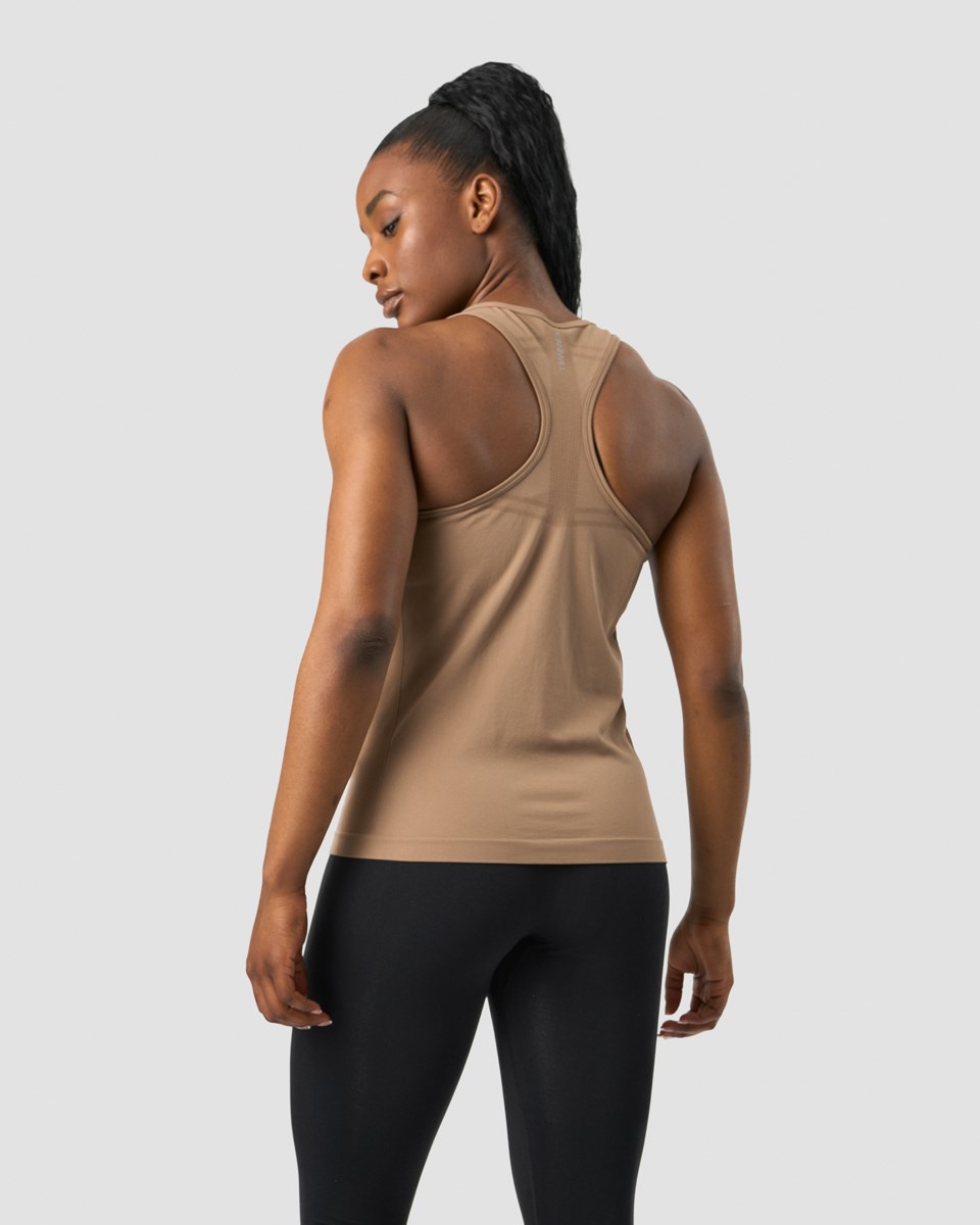 ICIW Everyday Seamless Tank Top Desert Sand Beige | 358267AVI