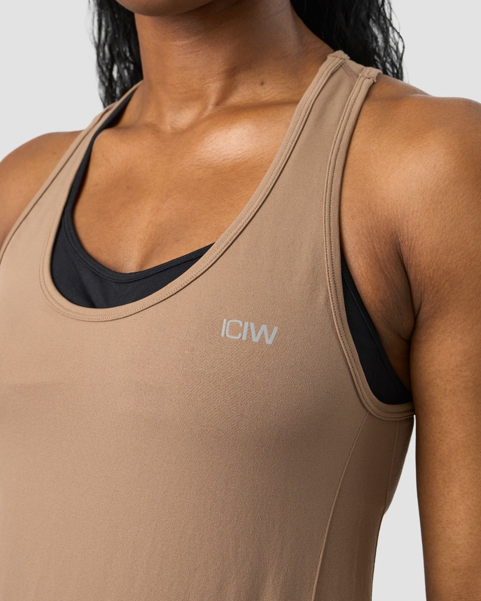 ICIW Everyday Seamless Tank Top Desert Sand Beige | 358267AVI