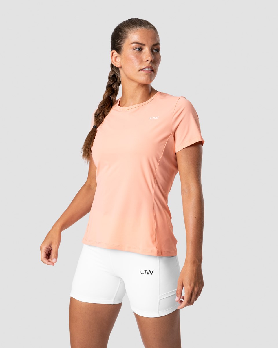 ICIW Everyday Tränings T-shirt Coral Wmn Orange | 576401KBI