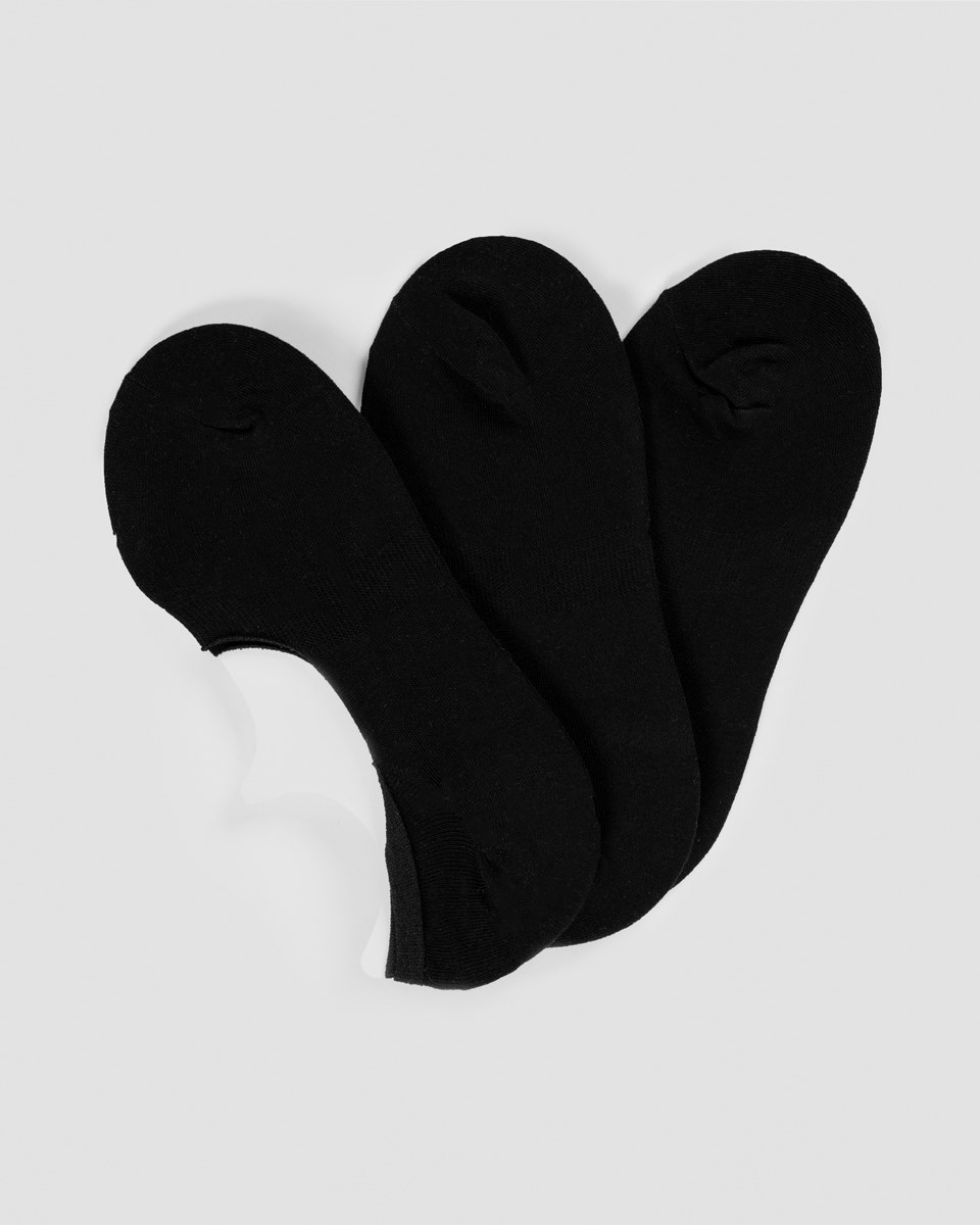 ICIW Invisible Socks 3-pack Svarta | 237680JSF