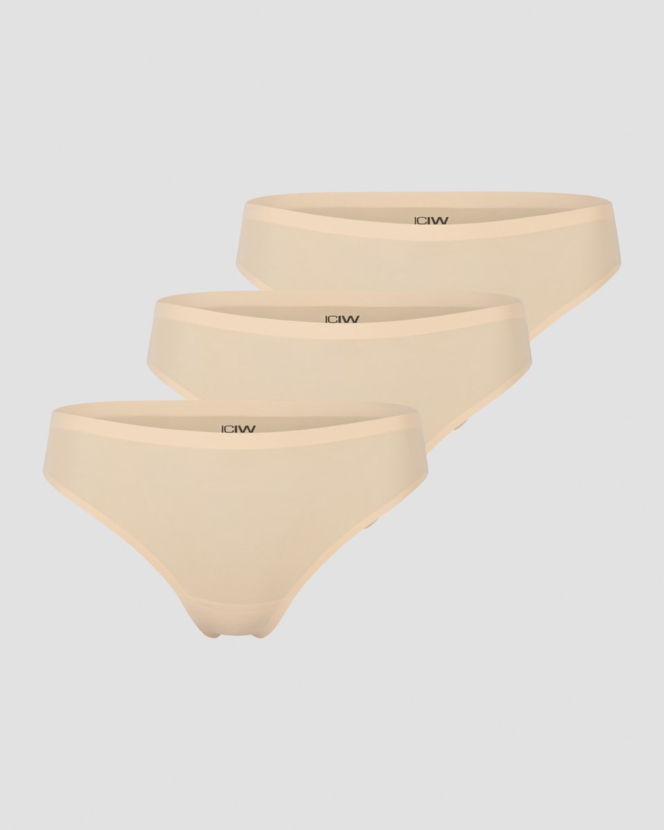 ICIW Invisible String 3-pack Beige | 102734CME