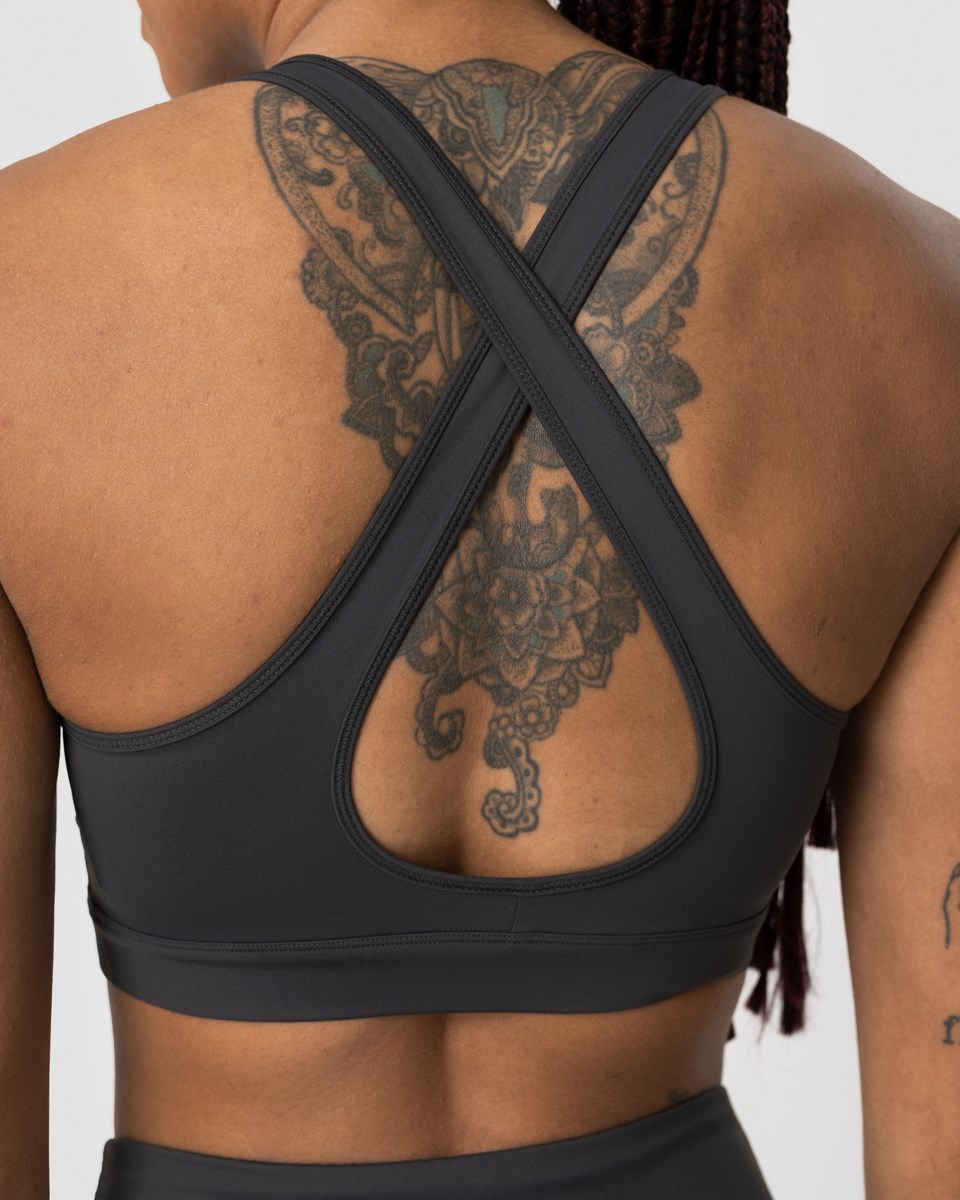 ICIW Klassiska Sports Bra Anthracite Mörkgrå | 942068COZ