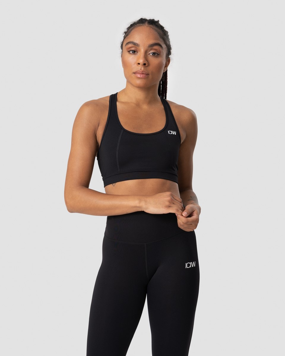 ICIW Klassiska Sports Bra Svarta | 319427IGZ