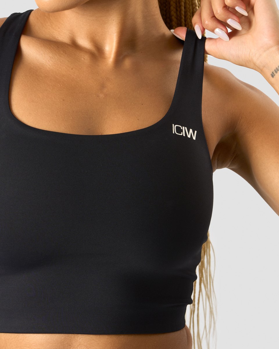 ICIW Klassiska Sports Bra Tank Svarta | 421596CPK