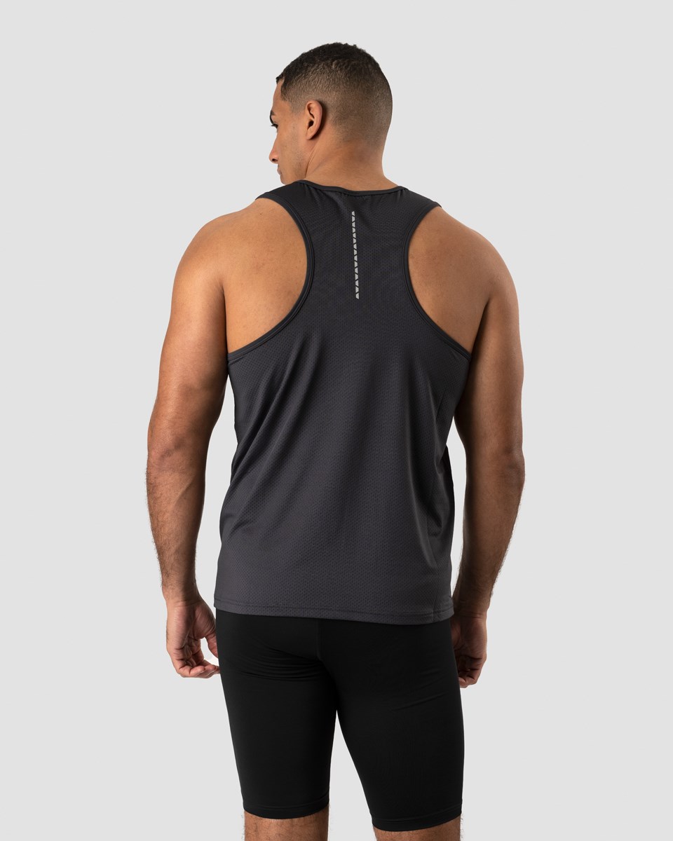 ICIW Lätta Tränings Tank Top Graphite Mörkgrå | 947538TVD