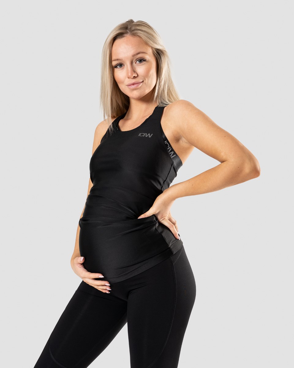 ICIW Maternity Grow Tank Top Svarta | 715089JOW