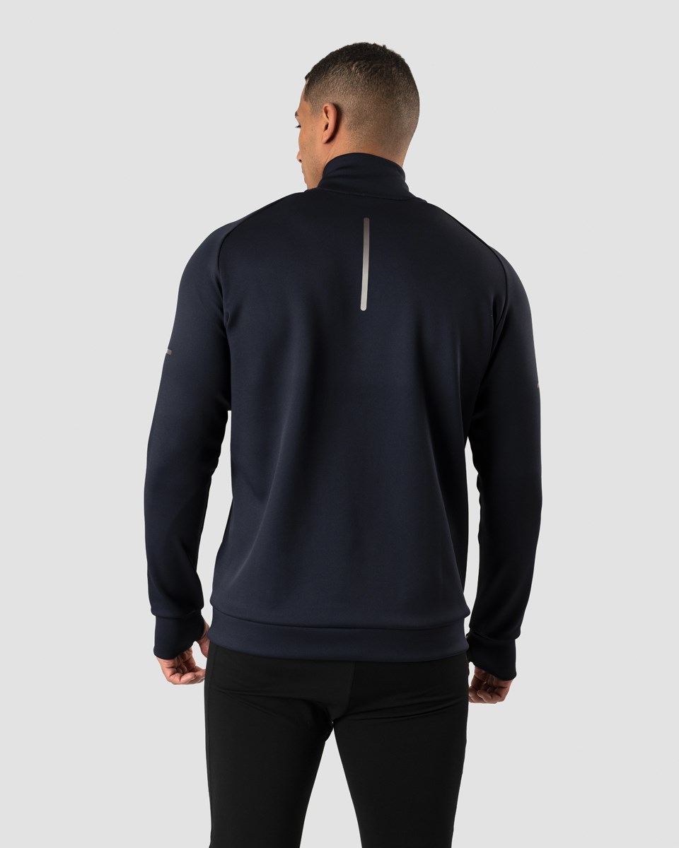 ICIW Mercury 1 4 zip crewneck Mörkblå | 382149PUV