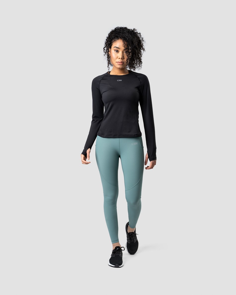 ICIW Mercury Compression Tights wmn Aqua Ljusgröna | 804269GZP