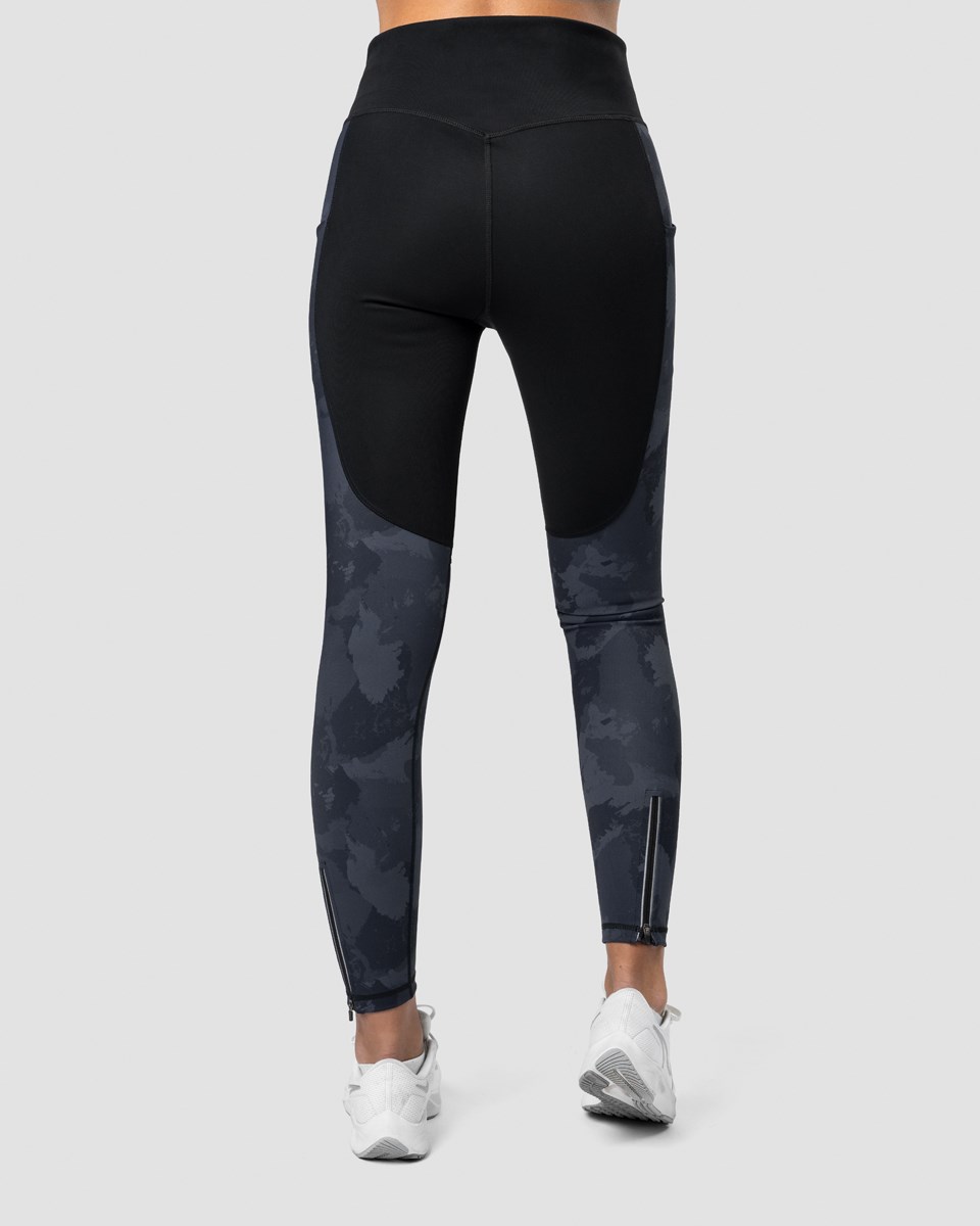 ICIW Mercury Compression Tights wmn Camo Mörkgrå | 467935KQI