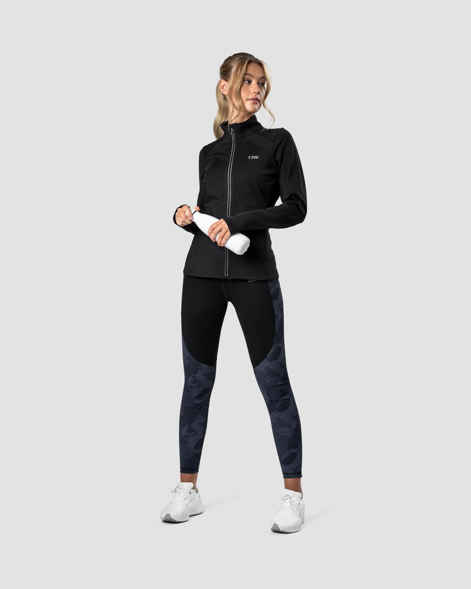 ICIW Mercury Compression Tights wmn Camo Mörkgrå | 467935KQI