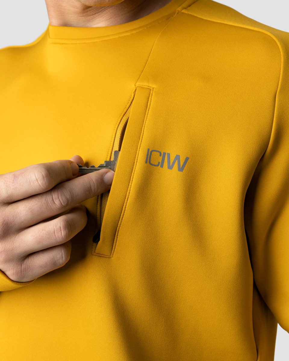 ICIW Mercury Crewneck Mustard Gula | 608573AVO