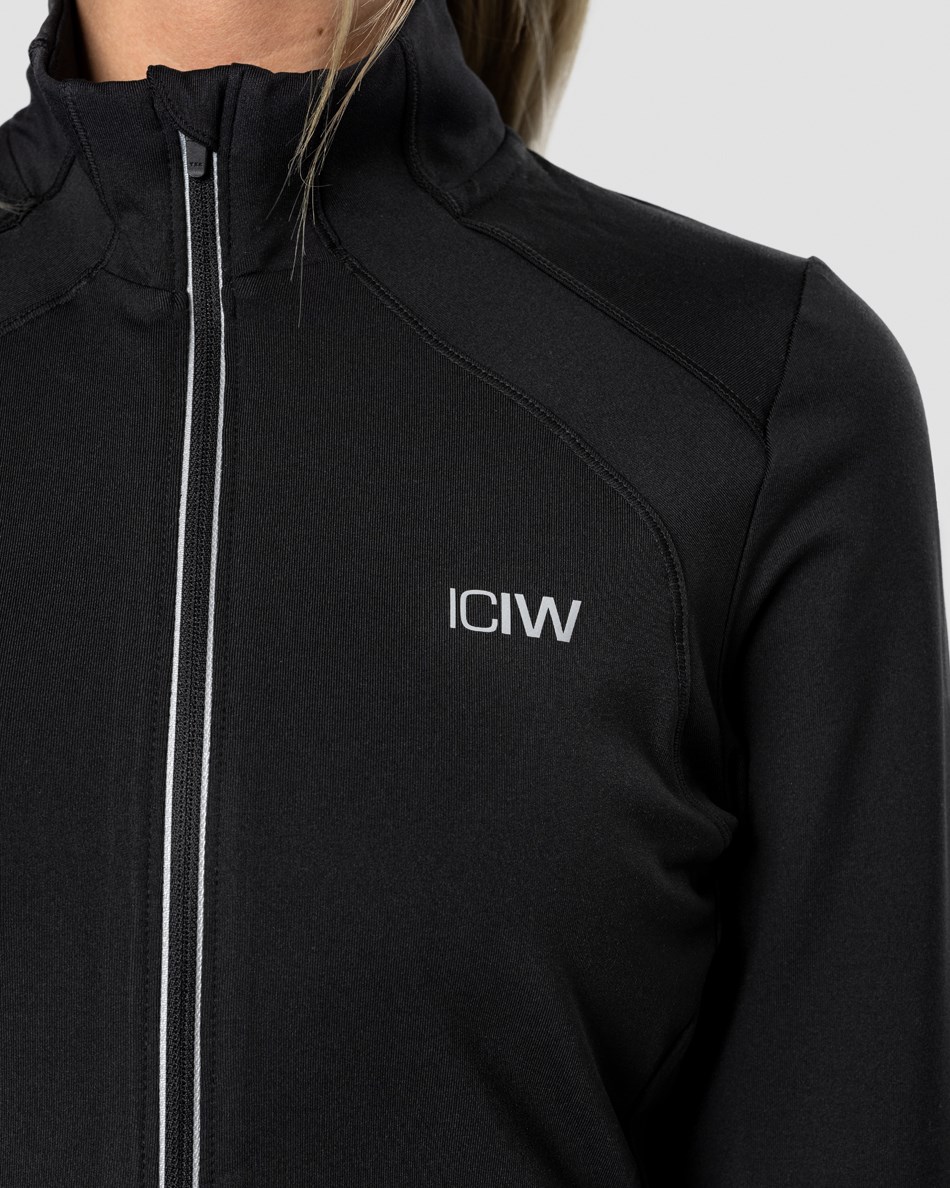 ICIW Mercury Dragkedja Fleece Wmn Svarta | 831427NBR