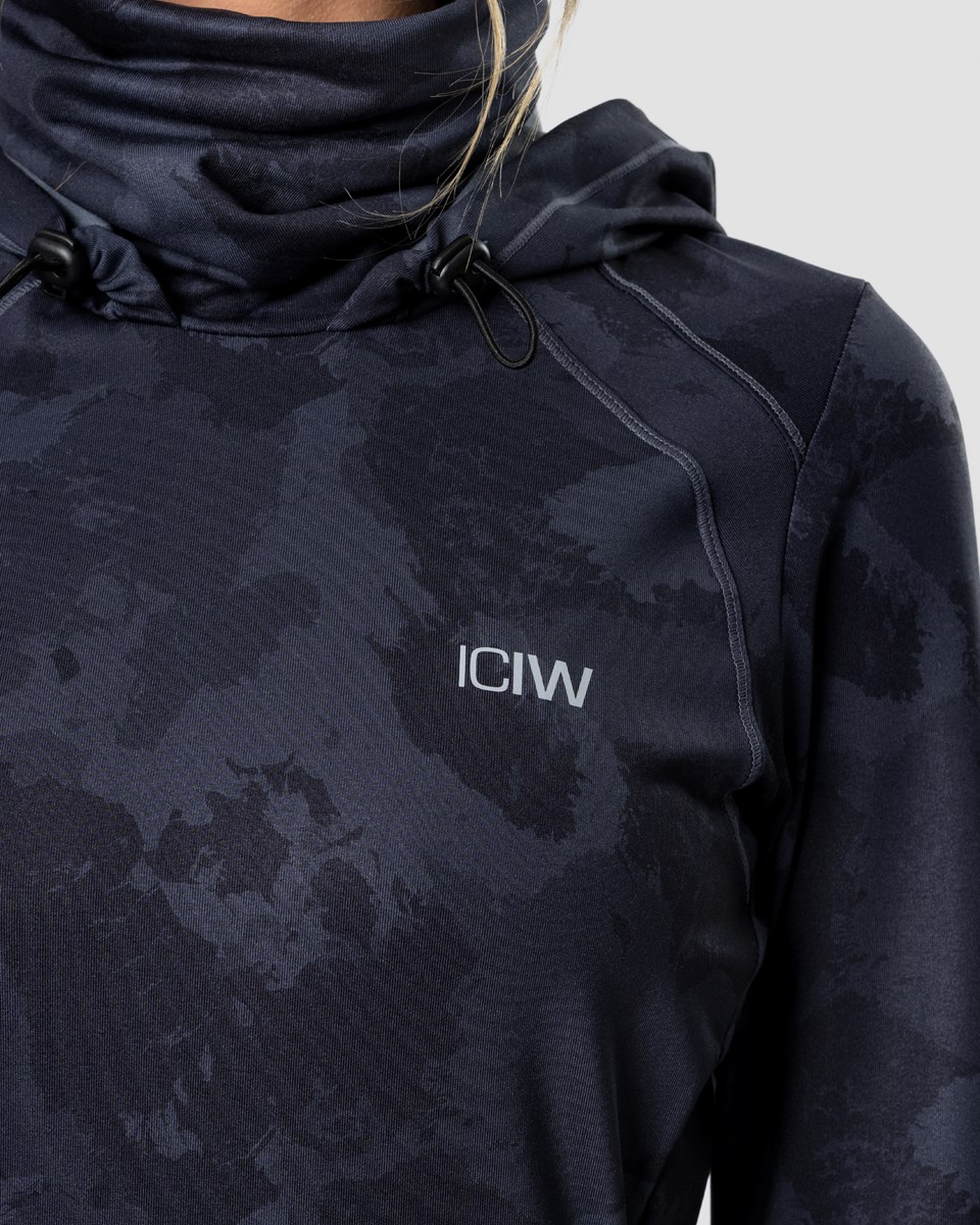 ICIW Mercury Pullover Wmn Camo Mörkgrå | 075981RBD