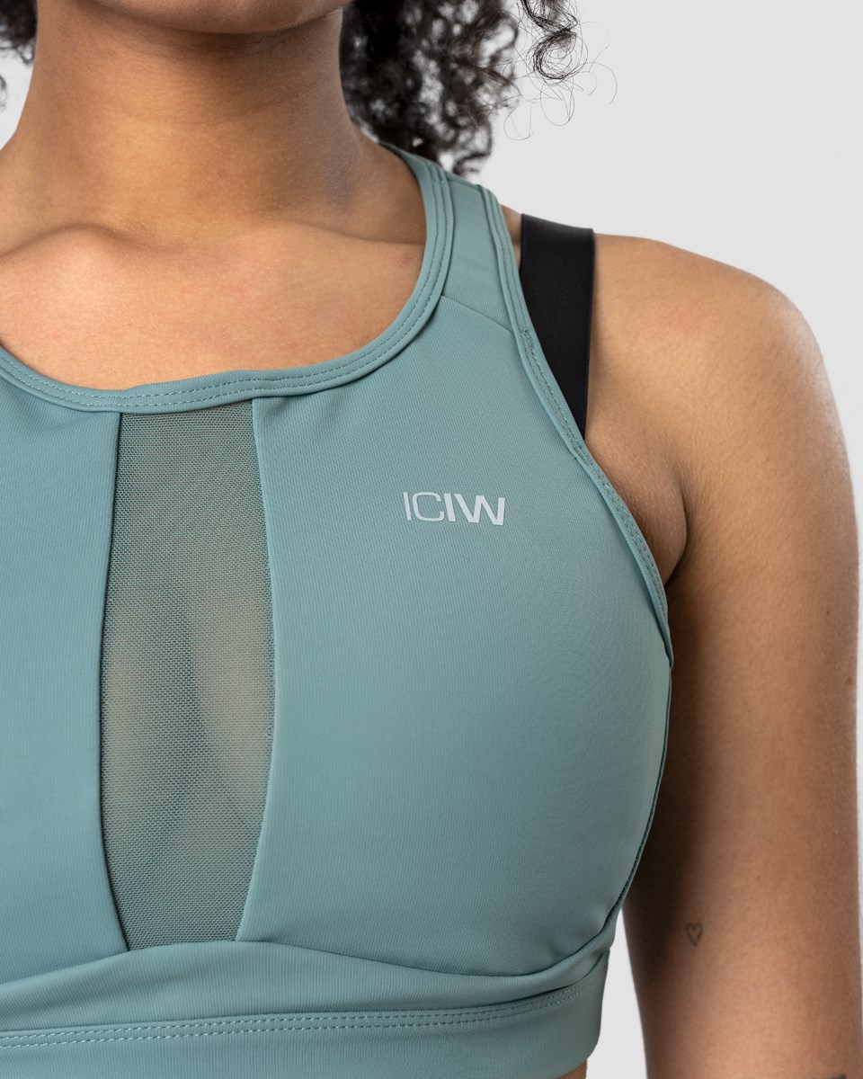 ICIW Mercury Sports Bra Aqua Ljusgröna | 186754LZF