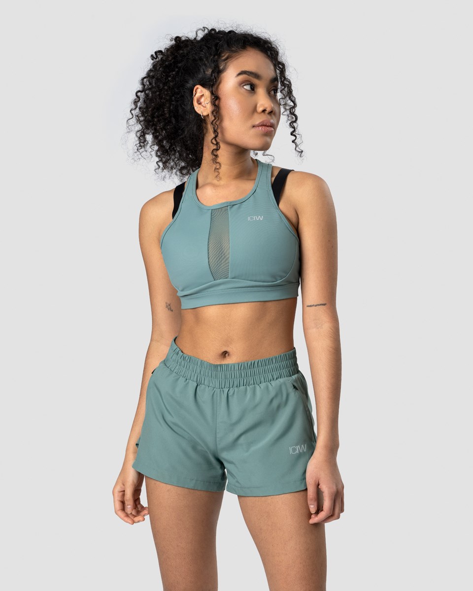 ICIW Mercury Sports Bra Aqua Ljusgröna | 186754LZF