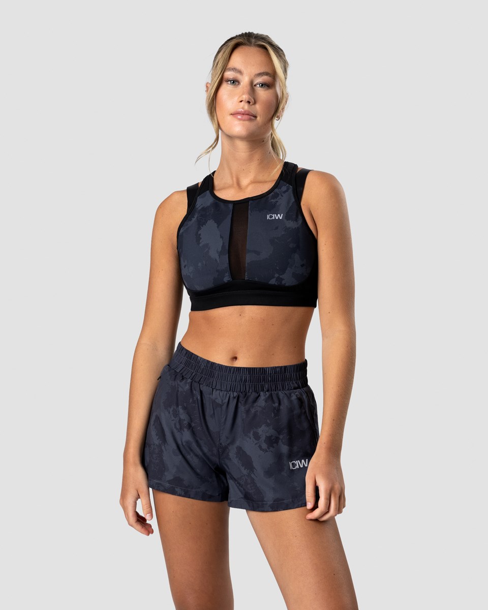 ICIW Mercury Sports Bra Camo Mörkgrå | 653149FPT