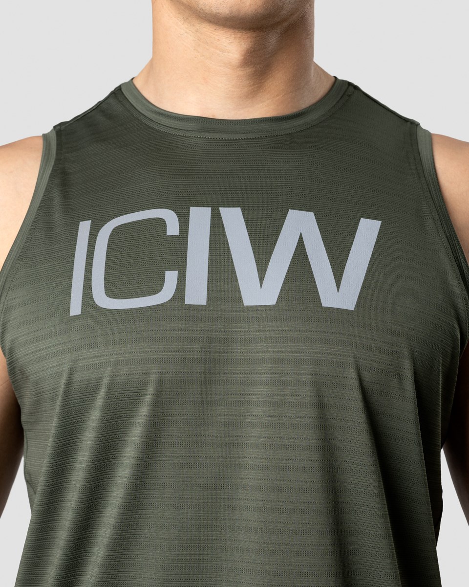 ICIW Mercury Tank top Pine Mörkgröna | 975360KLJ